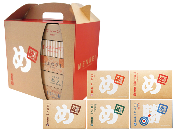 めんべい5種おまとめBOX