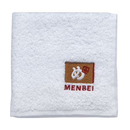 めんべいタオルハンカチ(白)