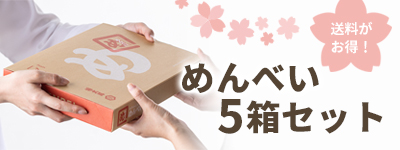 めんべい5箱セット