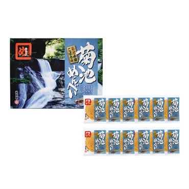 菊池めんべい 菊池水田ごぼう味 ２枚×12袋