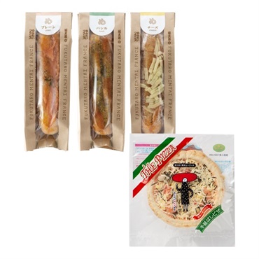 めんたいフランスとほくほく明太シーフードピザセット