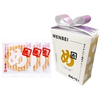 めんべいリボン(紫)ボックス(マヨネーズ味) ２枚×３袋