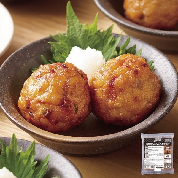 海鮮れんこんふんわり揚げ