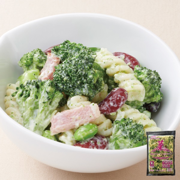 便利なブロッコリーの彩りサラダ