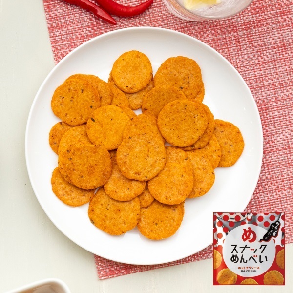 スナックめんべい ホットチリソース 20g
