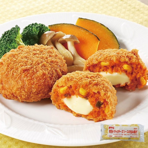 バジル香る完熟トマトとチーズの包み揚げ　85g×12個